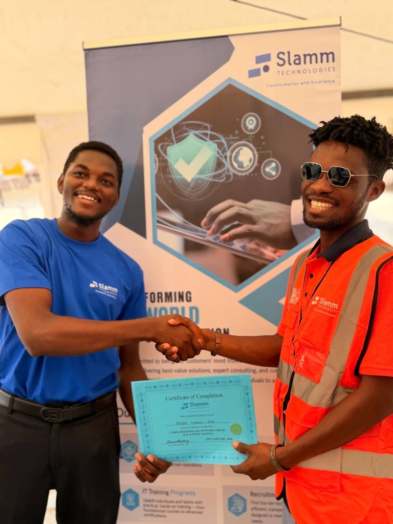 Promises Kept: Slamm Technologies Delivers Free Cybersecurity and Networking Training to Buzstopboys Team